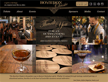 Tablet Screenshot of bourbonclassic.com